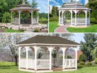 Vinyl Gazebo in Various Styles