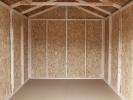  8x10 Economy Style Madison Peak Storage Shed Interior